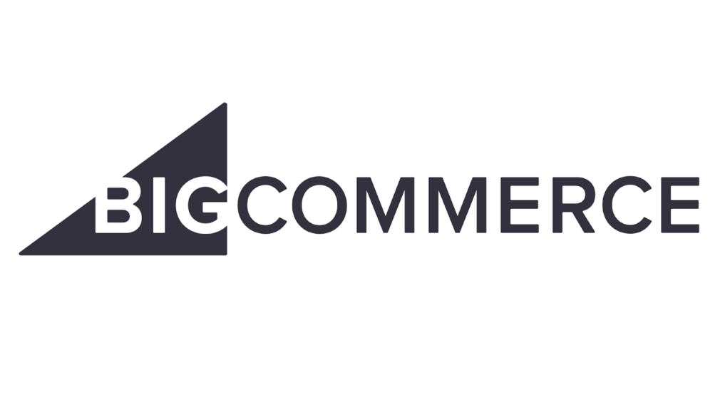 Black and white BigCommerce logo