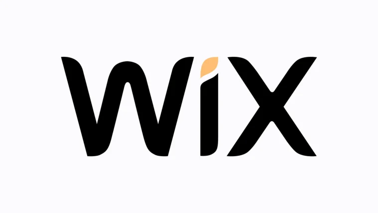 Black and yellow Wix logo