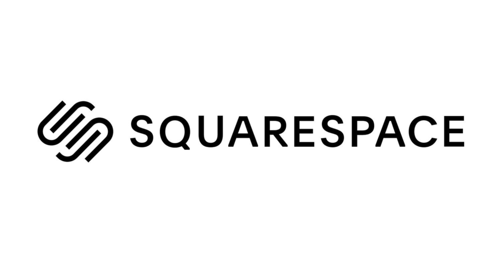 Black and white Squarespace logo